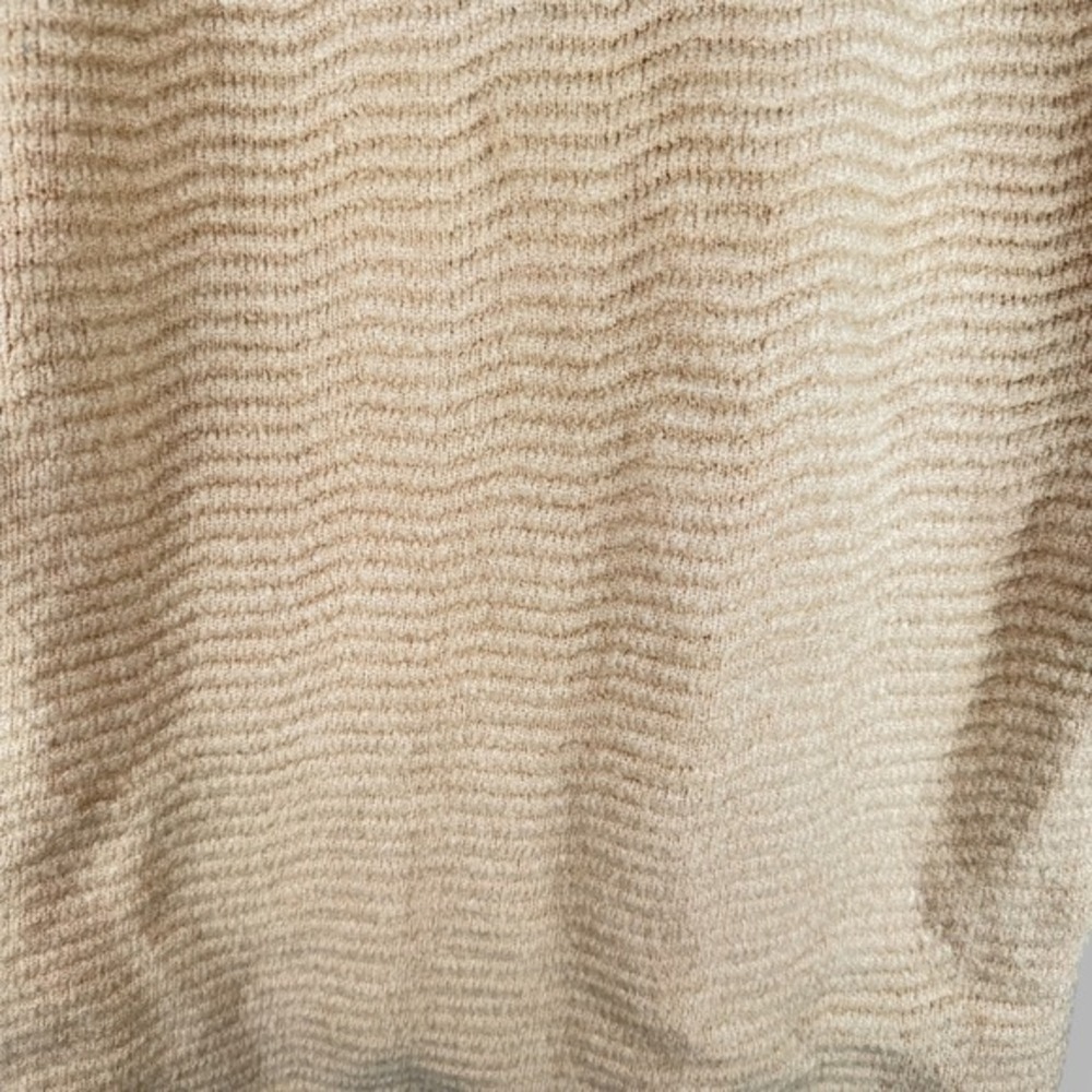 Reiss Thick Knit Sweater Womens Size Large Beige Designer Cozy Quiet Luxury - Picture 6 of 11